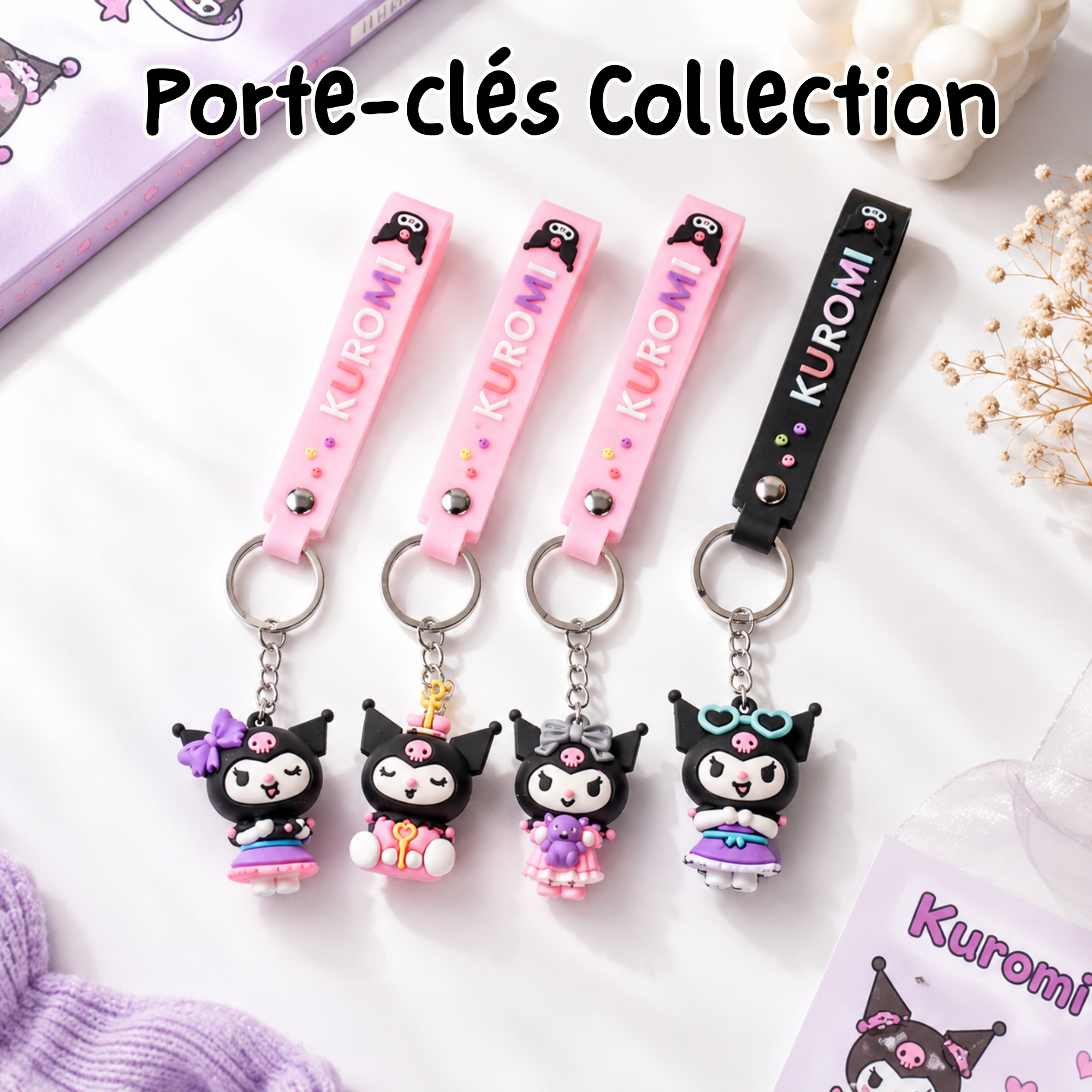 🎀 Porte-clés Collection 🖤 💕