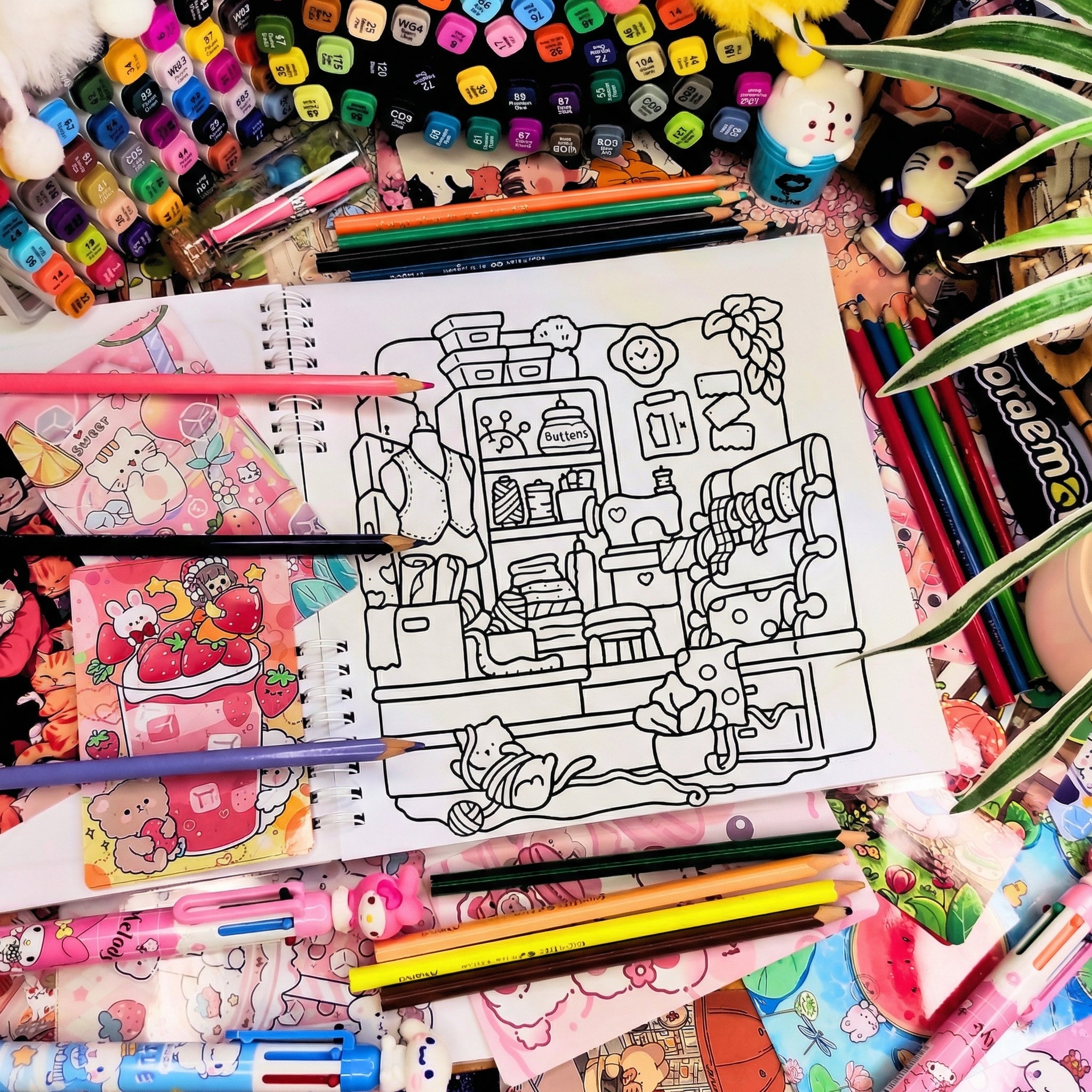 💜☕ Cozy Corner Coloring Book ☕💜