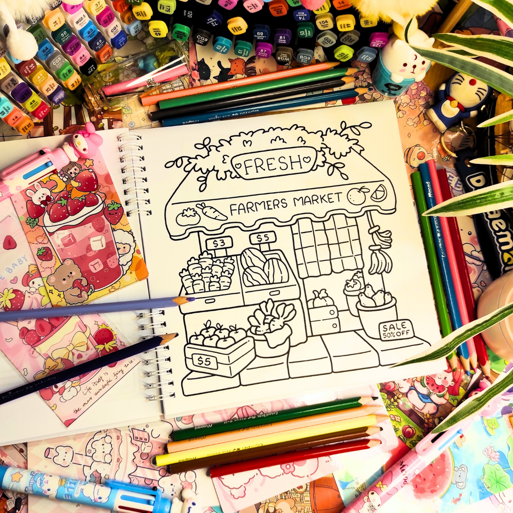 🏡✨ Little Corner Coloring Book ✨🏡