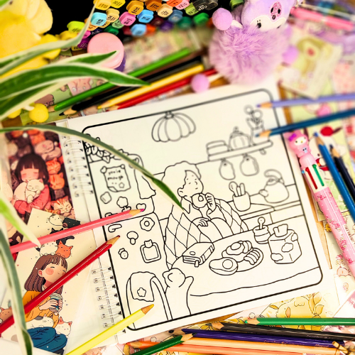 GIRL MOMENTS – Volume 2 Coloring Book
