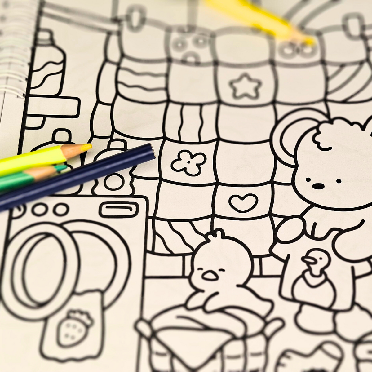 🍪🧸 PETITES GOURMANDISES Coloring book– A Cozy Seasonal Coloring Treat 🧸🍪