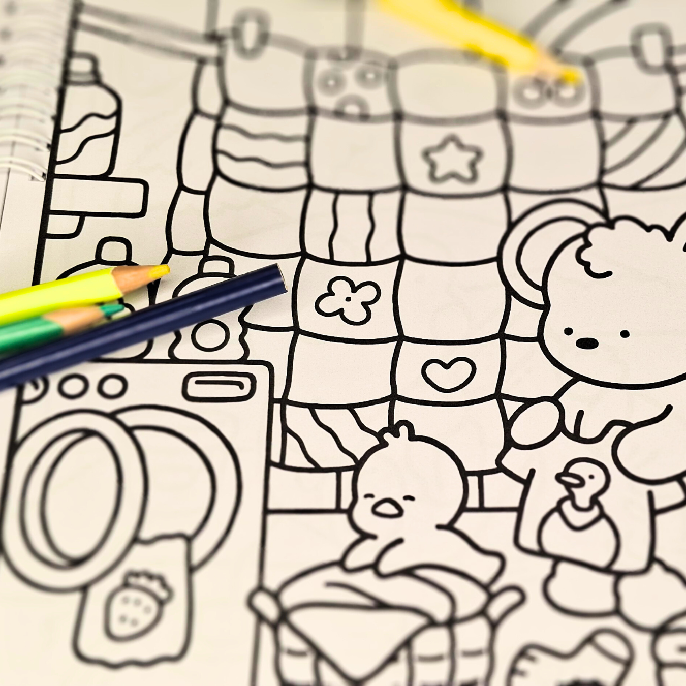 🧸🍪 Petites Gourmandises – Cozy Kawaii Coloring Book for Adults 🍪🌸