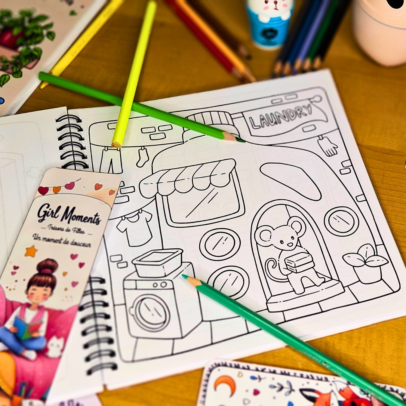 🏡🐾 Monde de Boutiques Douillet – Cozy Coloring Book for Adults 🐾🌸