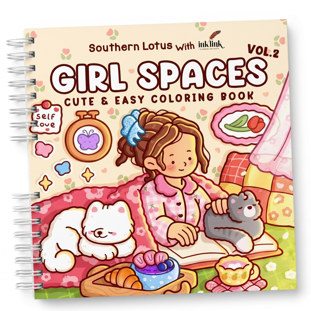 Girl Spaces Vol. 2 Coloring Book