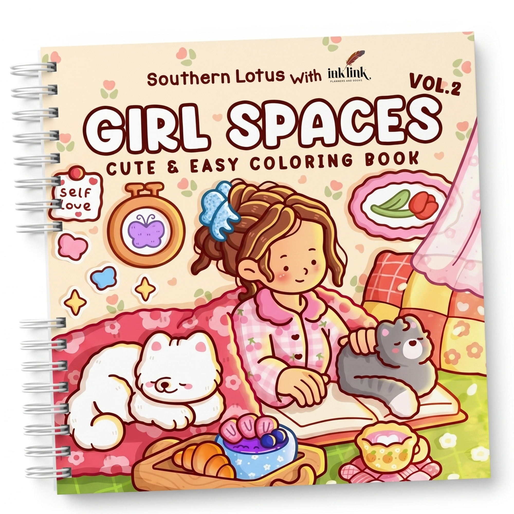 Girl Spaces Vol. 2 Coloring Book