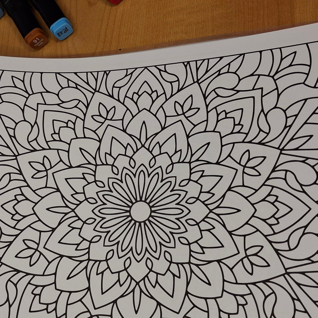 Zentangle Coloring Book for Adults 🌿