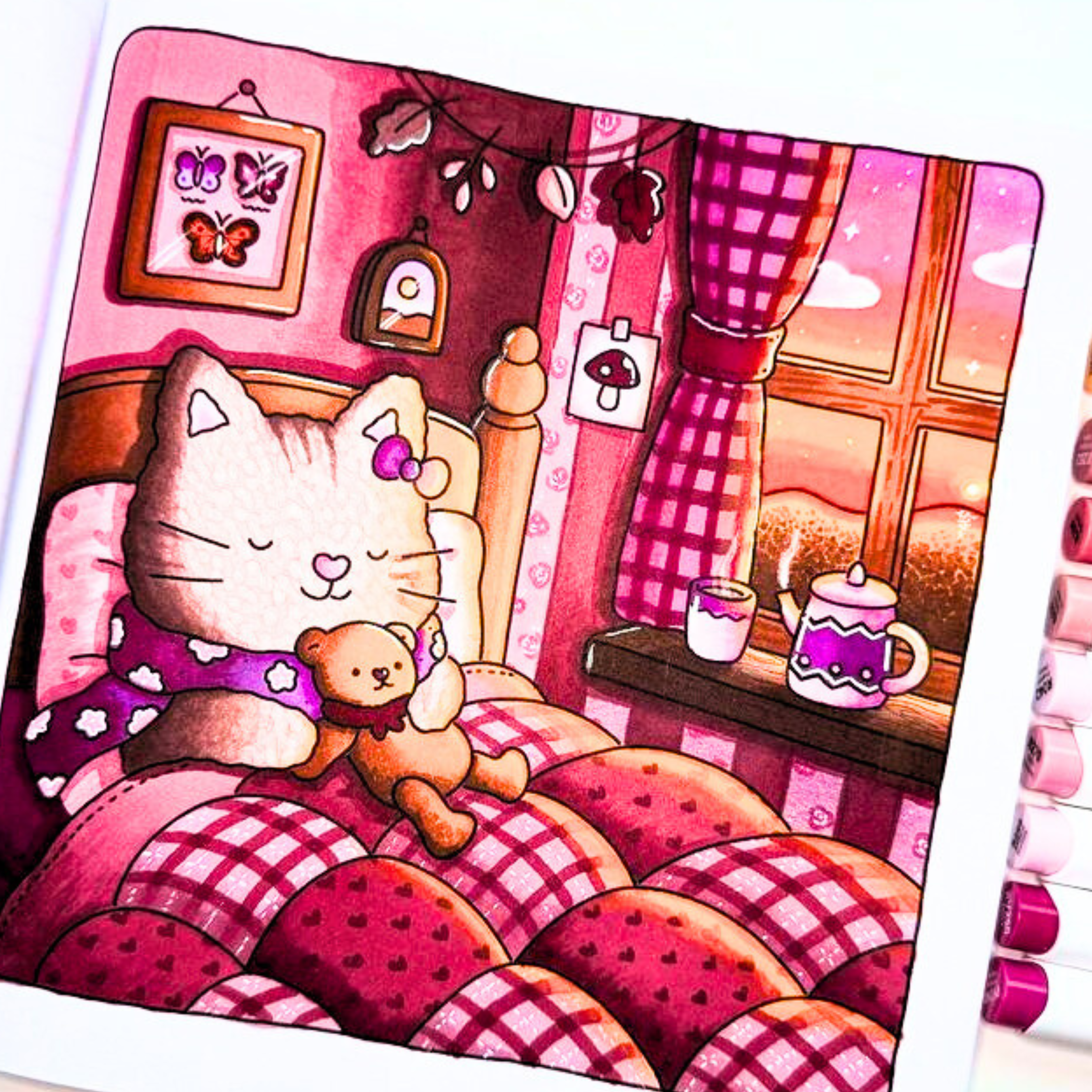 🔥🌸 Au Coin du Feu – Cozy Coloring Book for Adults 🌸🔥