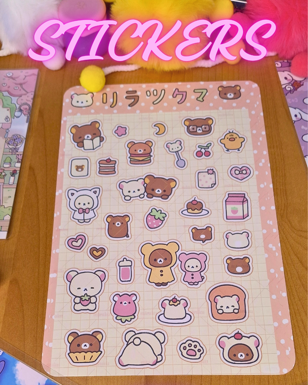 🎀🌸 Cute Sticker Sheet (A5) 🌸🎀