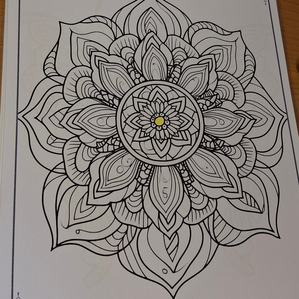 Zentangle Coloring Book for Adults 🌿
