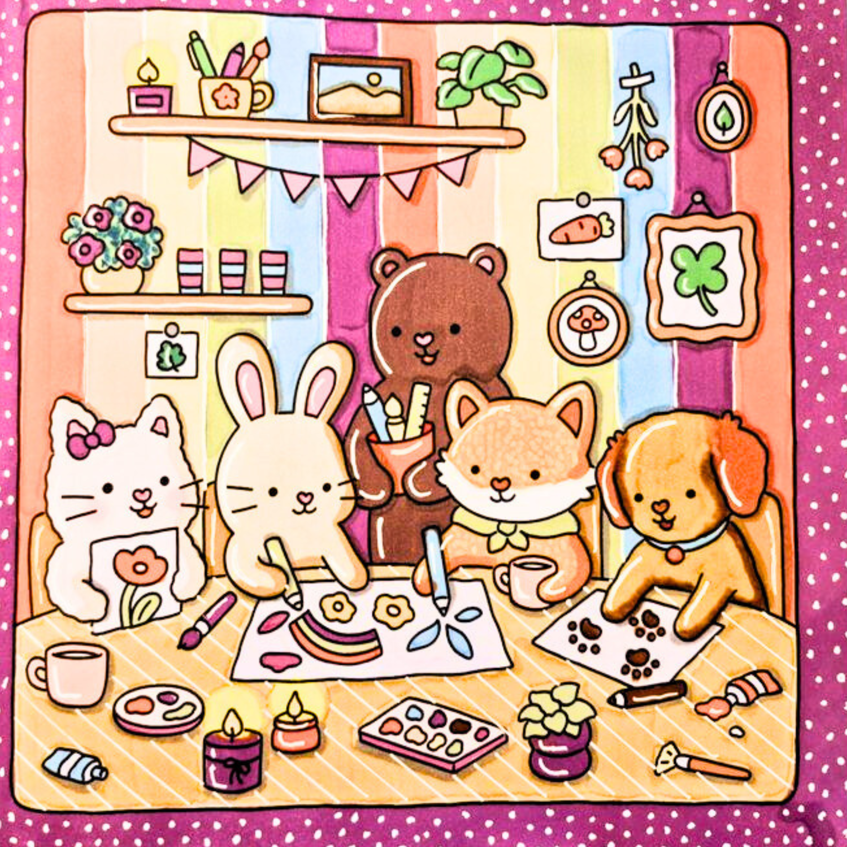 🔥🌸 Au Coin du Feu – Cozy Coloring Book for Adults 🌸🔥