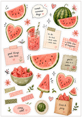 Cute Cozy Kawaii Sticker Sheet 4