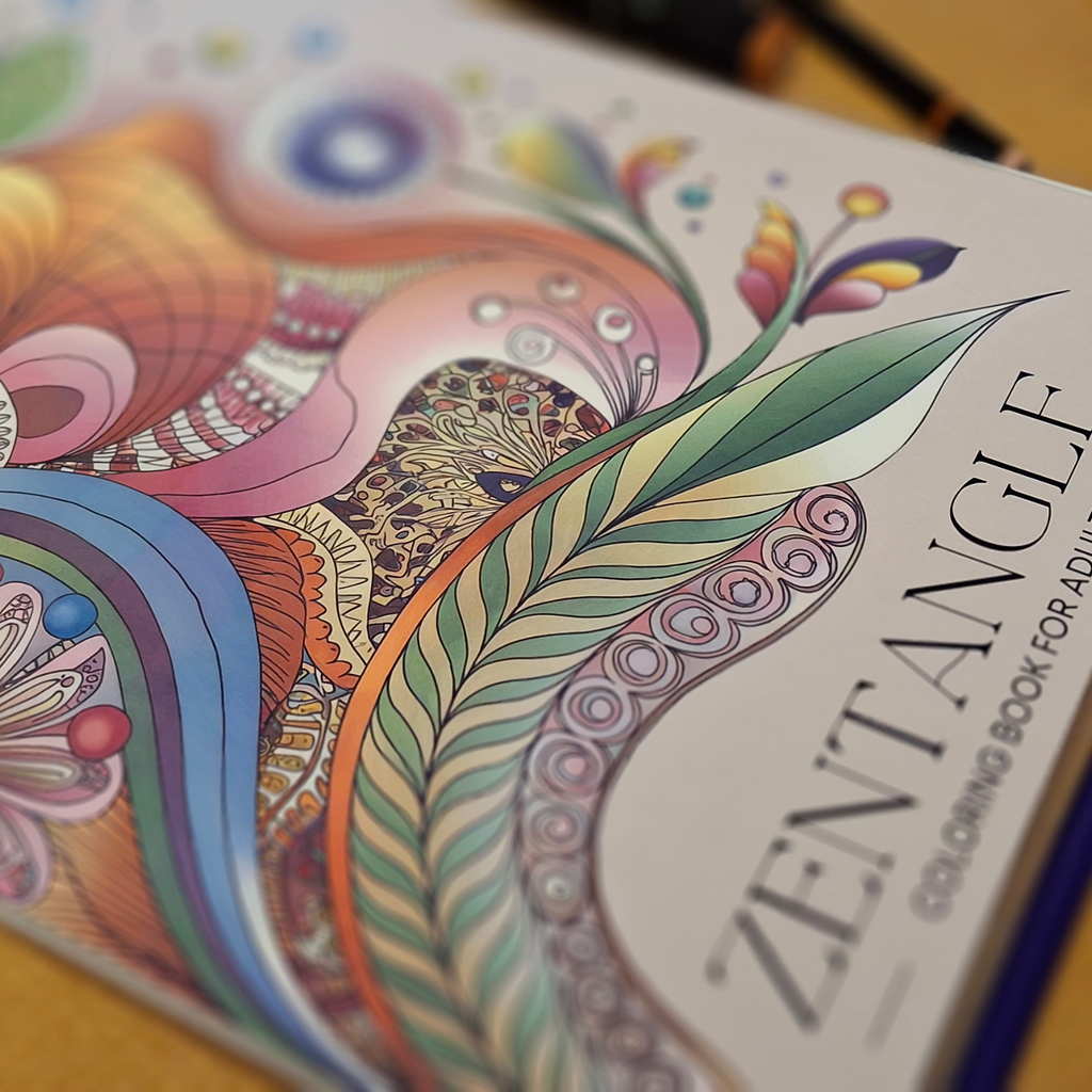 Zentangle Coloring Book for Adults 🌿
