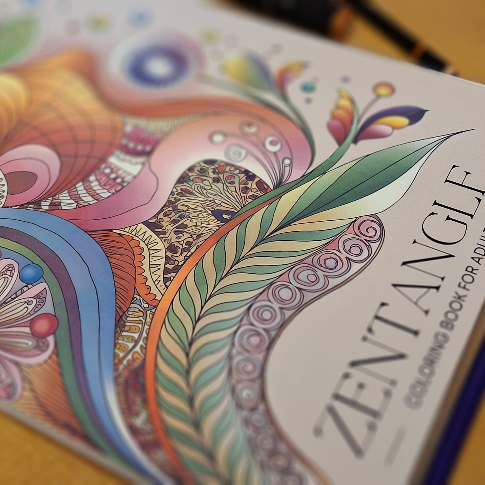 Zentangle Coloring Book for Adults 🌿