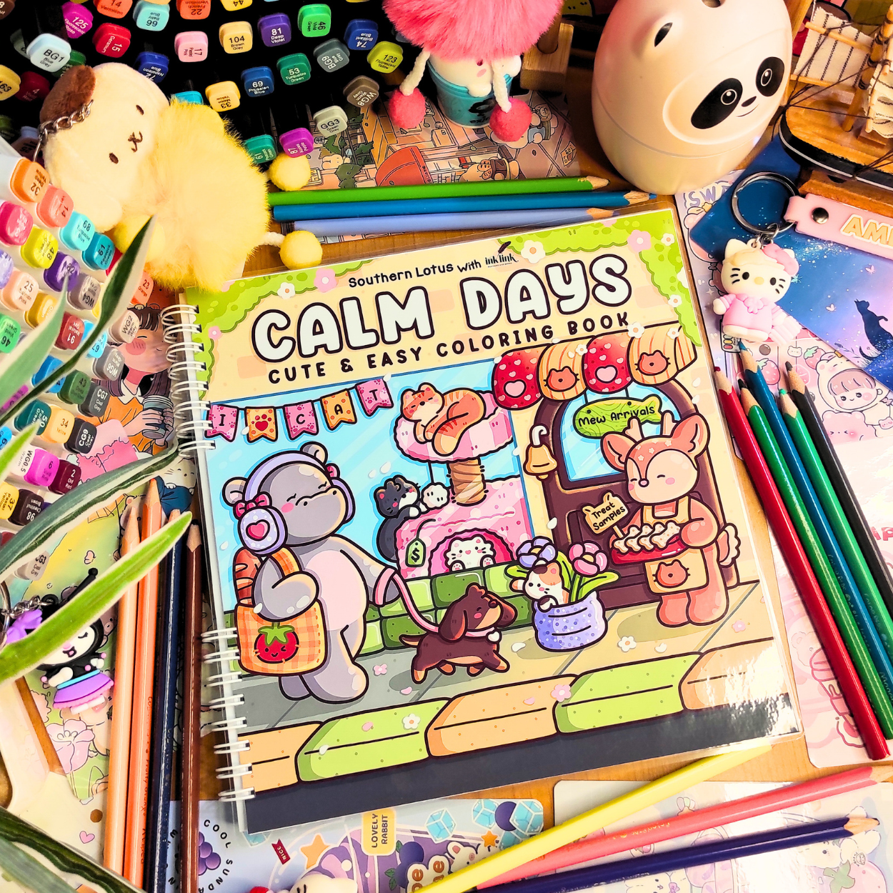 🌸🐰 Calm Days Coloring Book 🌸🐰