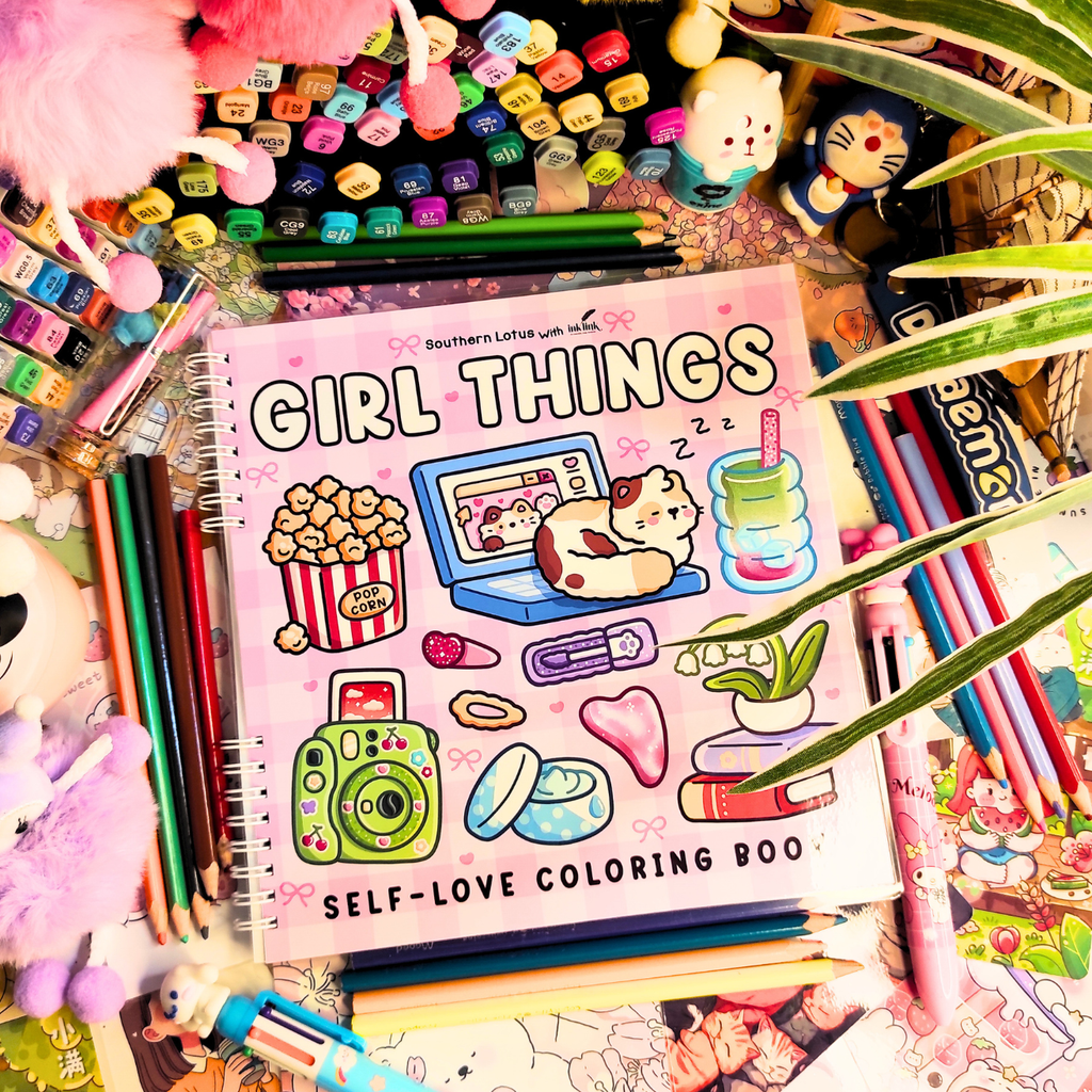 🎀🌸 Girl Things Coloring Book 🌸🎀