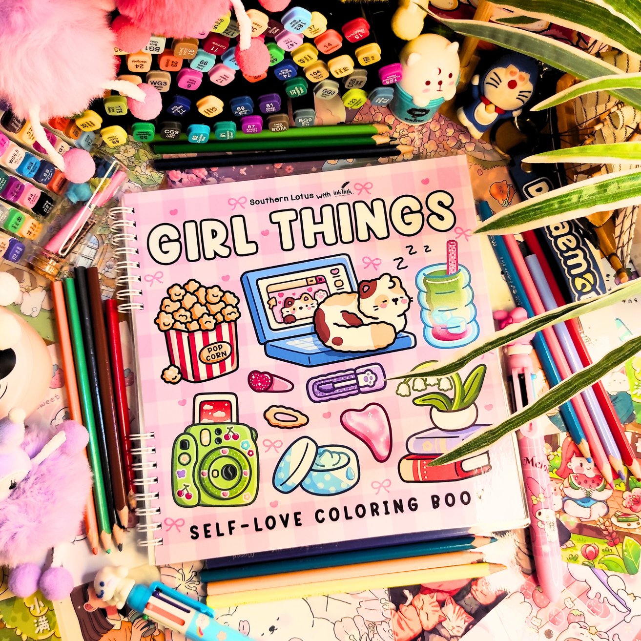 🎀🌸 Girl Things Coloring Book 🌸🎀