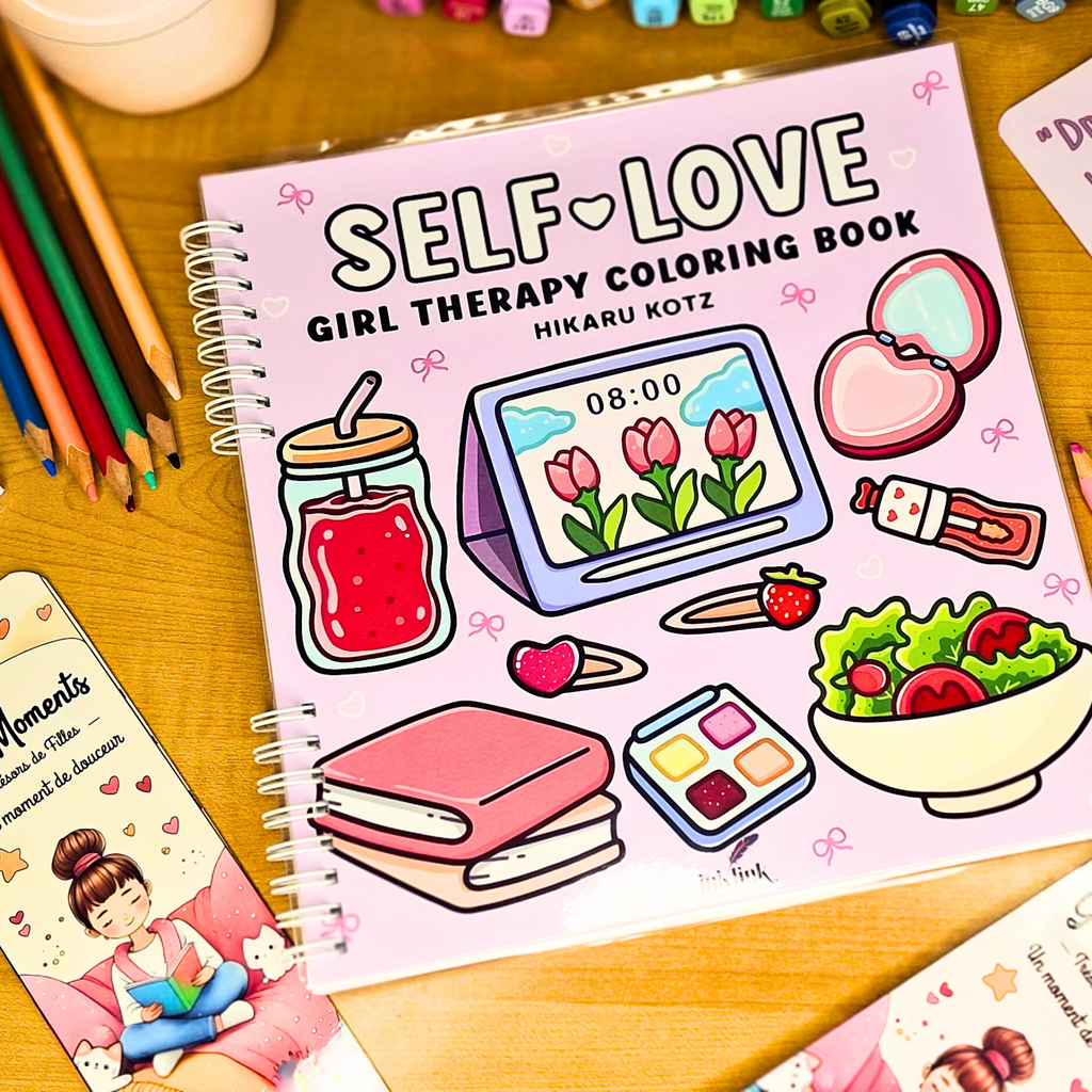 Self-Love: Girl Therapy Coloring Book
