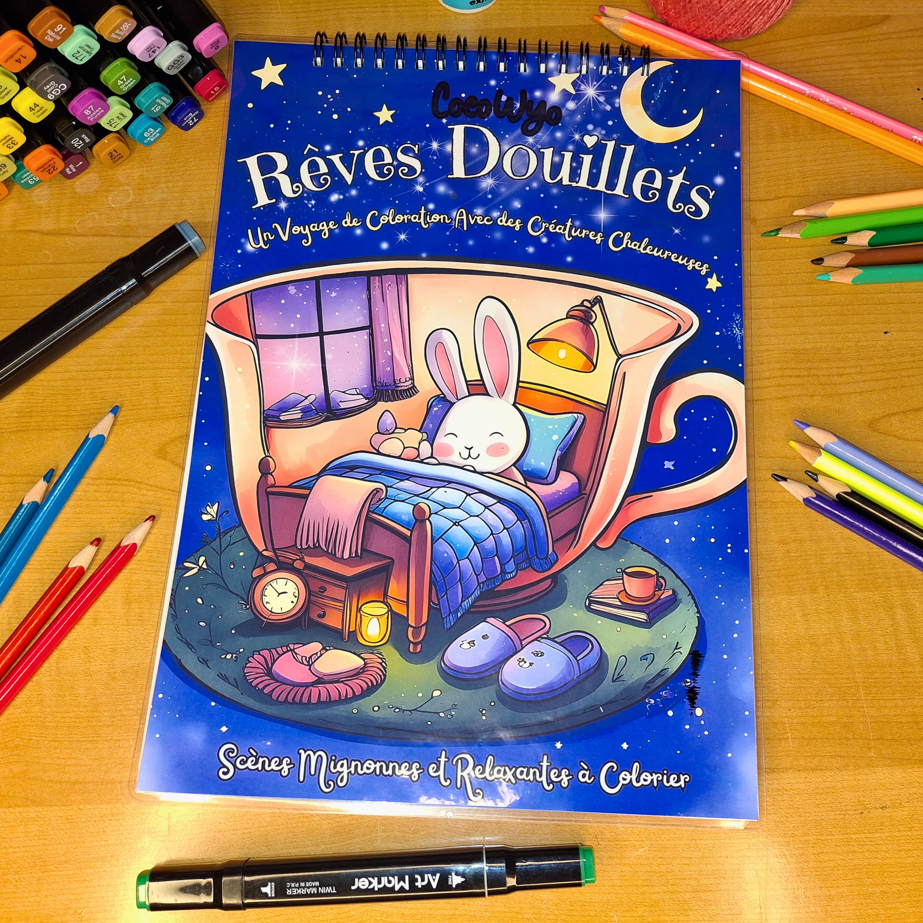 Rêves Douillets Coloring Book : 🌙✨ Cozy Dreams Collection