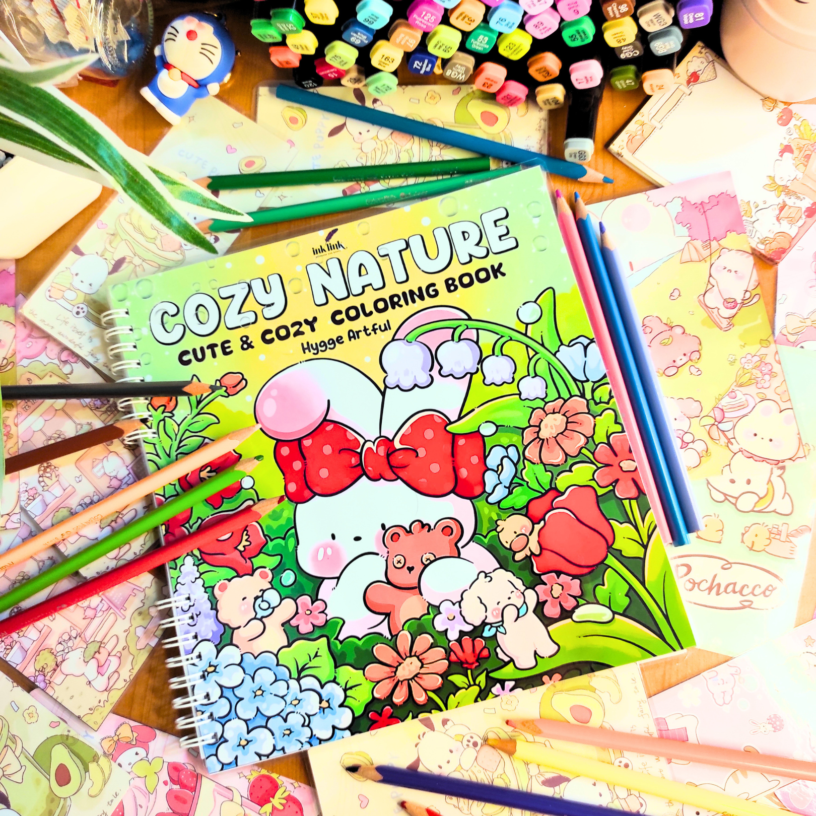 🌼🦊 Cozy Nature Coloring Book 🦊🌼