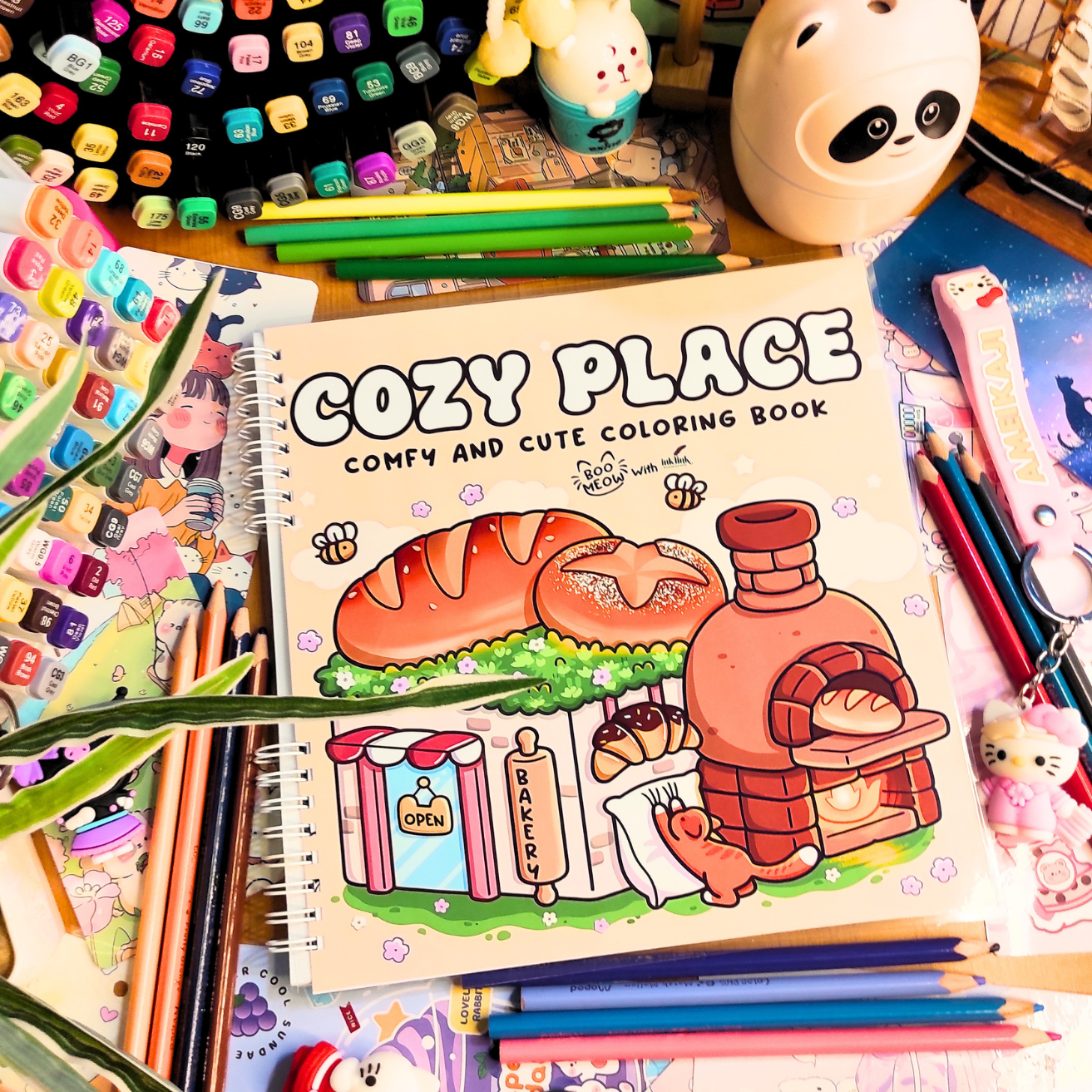 🌸☕ Cozy Place Coloring Book ☕🌸