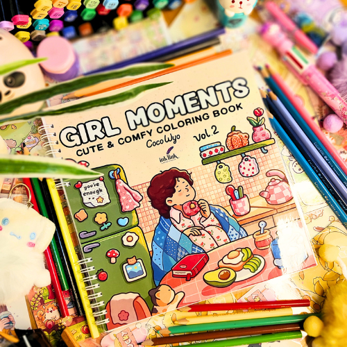 GIRL MOMENTS – Volume 2 Coloring Book
