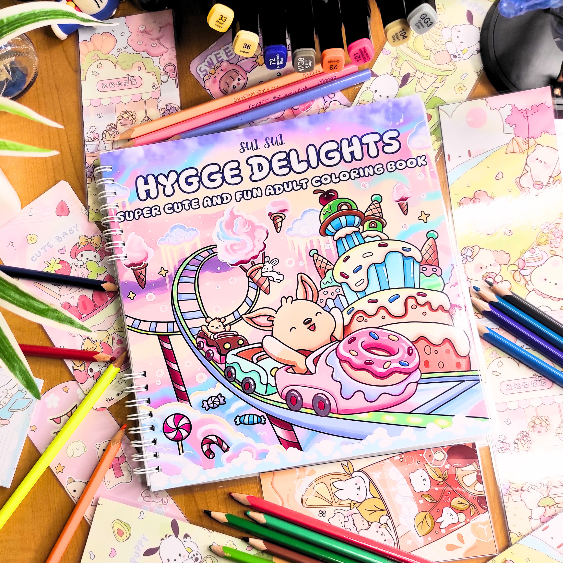 🕯️🍪 Hygge Delights Coloring Book 🍪🕯️