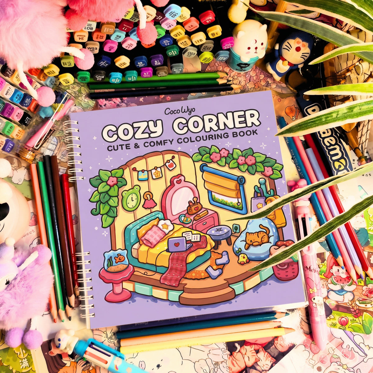 ☕🏡 Cozy Corner Coloring book – Little Places Made for Cozy Days 🏡☕