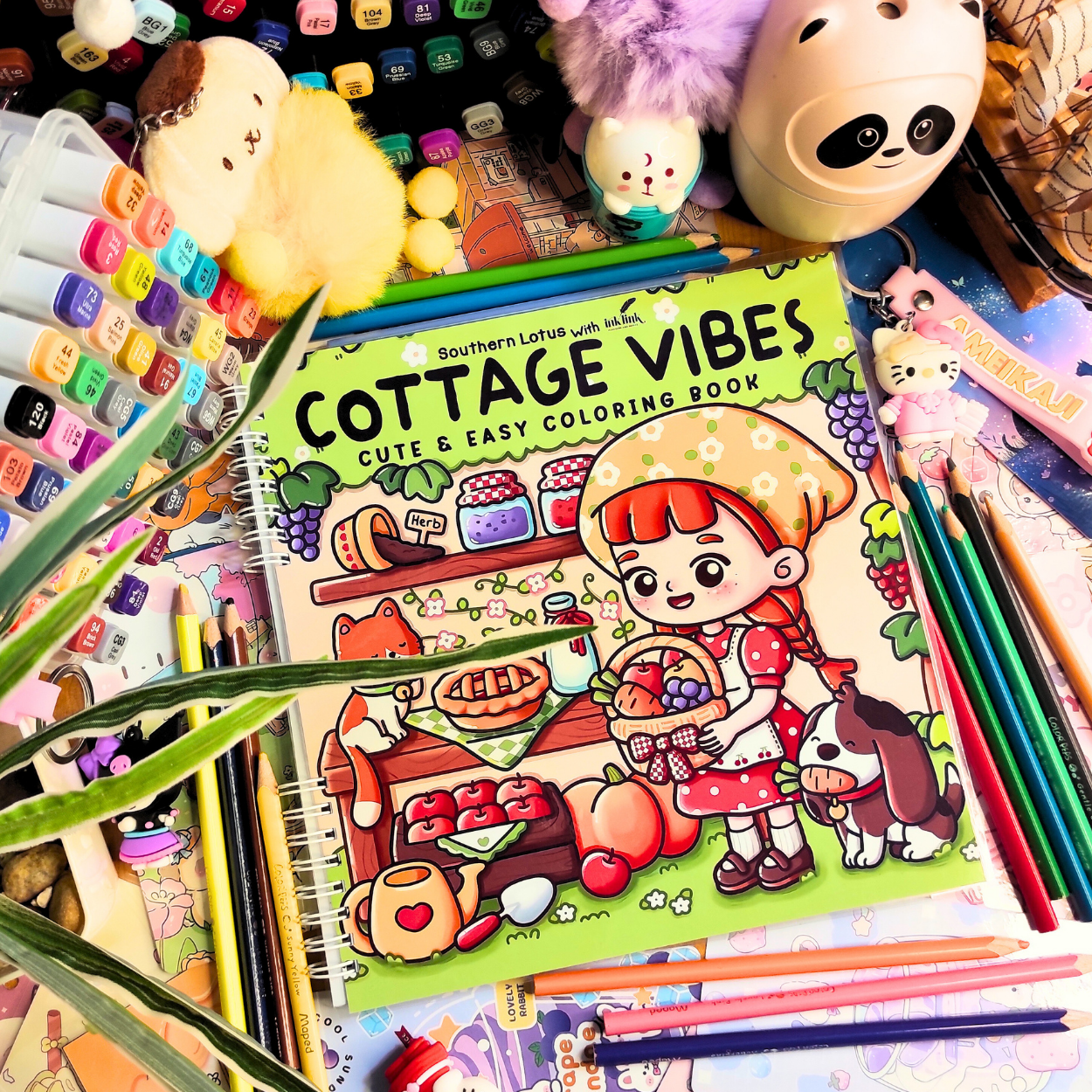 🏡🌿 Cottage Vibes Coloring Book 🌿🏡