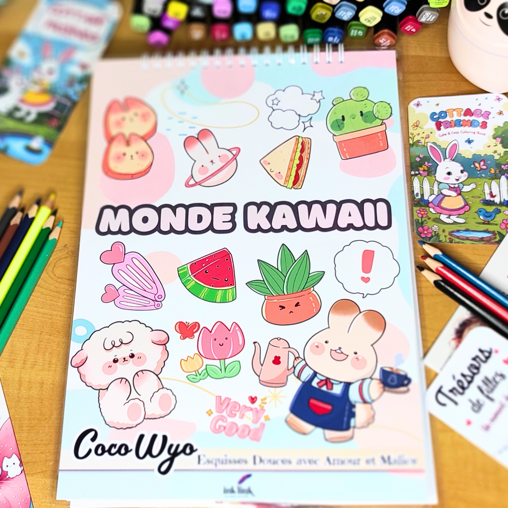 Monde Kawaii Coloring Book 💖