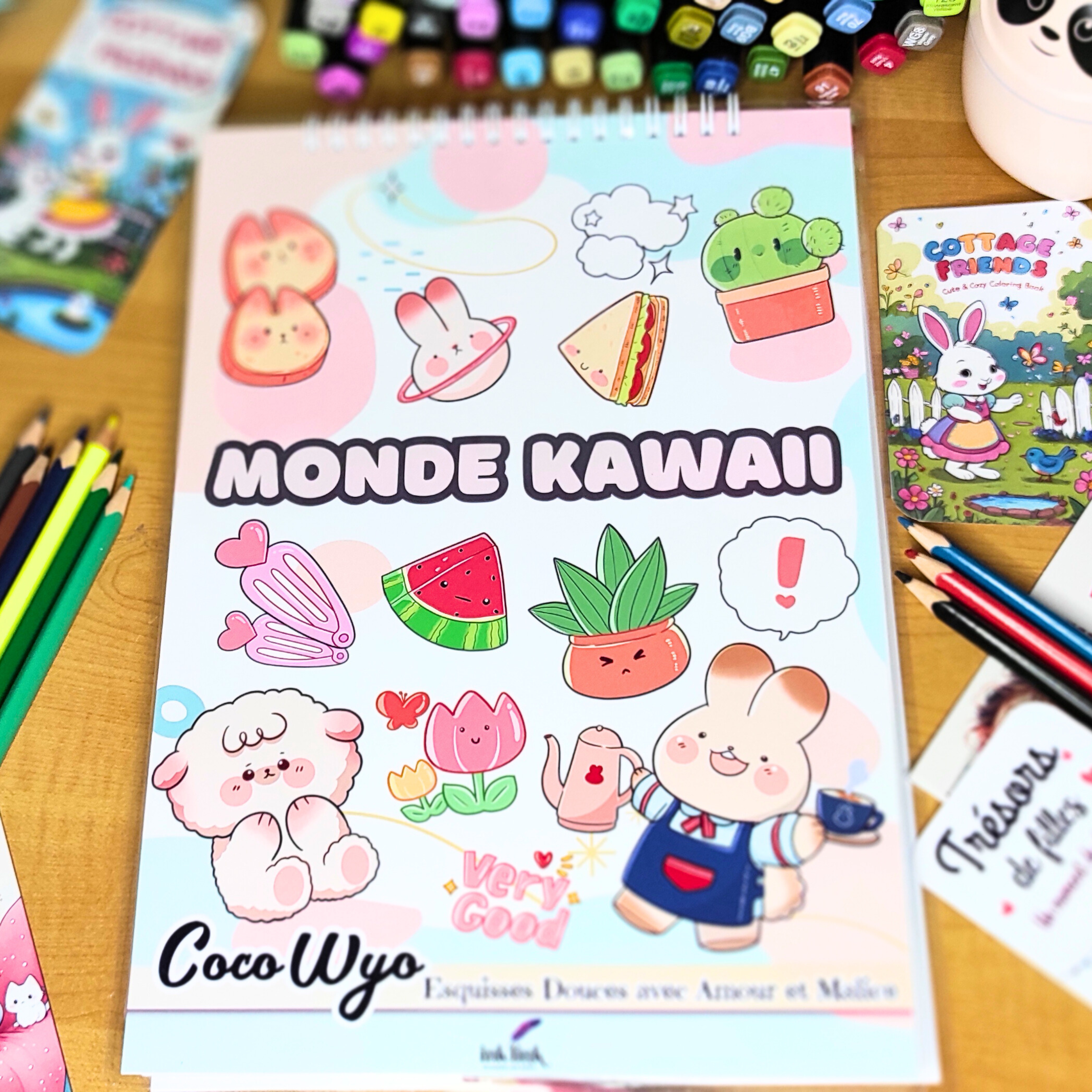 Monde Kawaii Coloring Book 💖