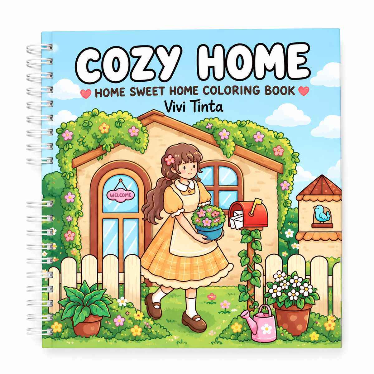 🏡🌸 Cozy Home Coloring Book – Little Houses, Beautiful Escapes 🌸🏡