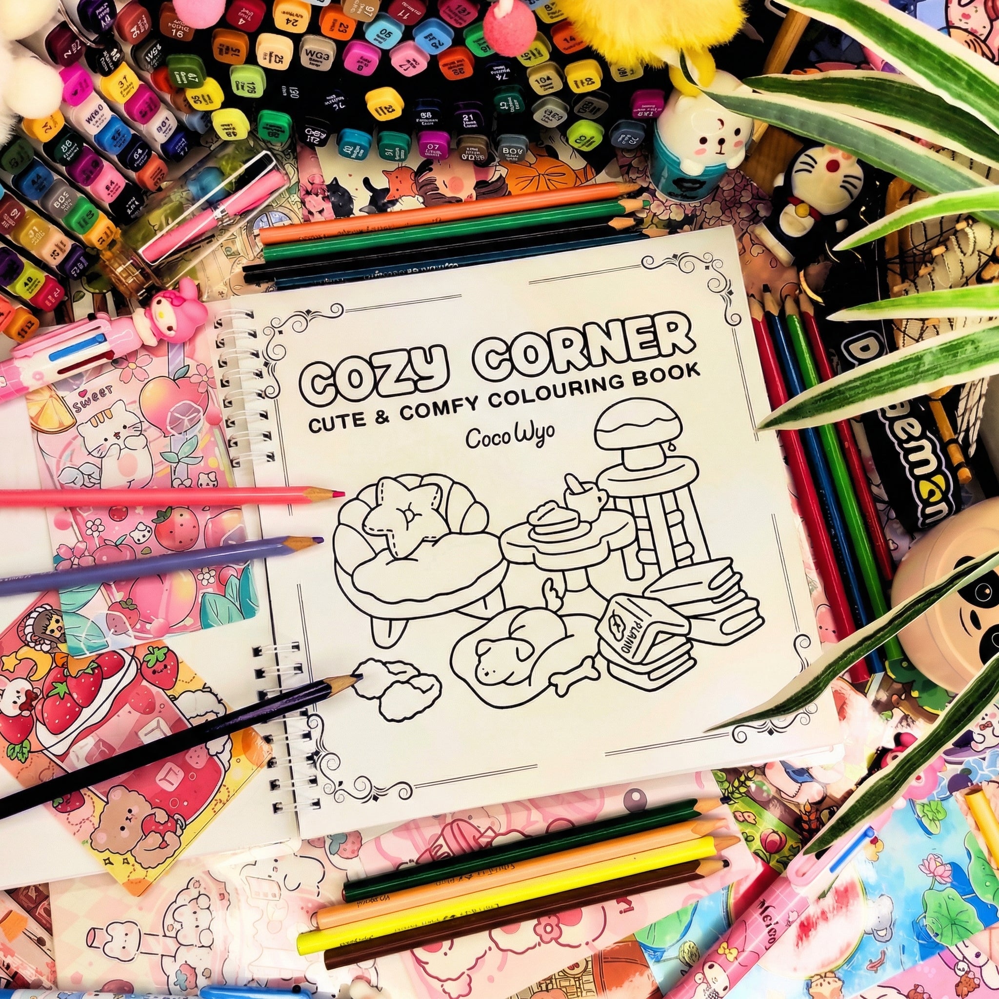 💜☕ Cozy Corner Coloring Book ☕💜