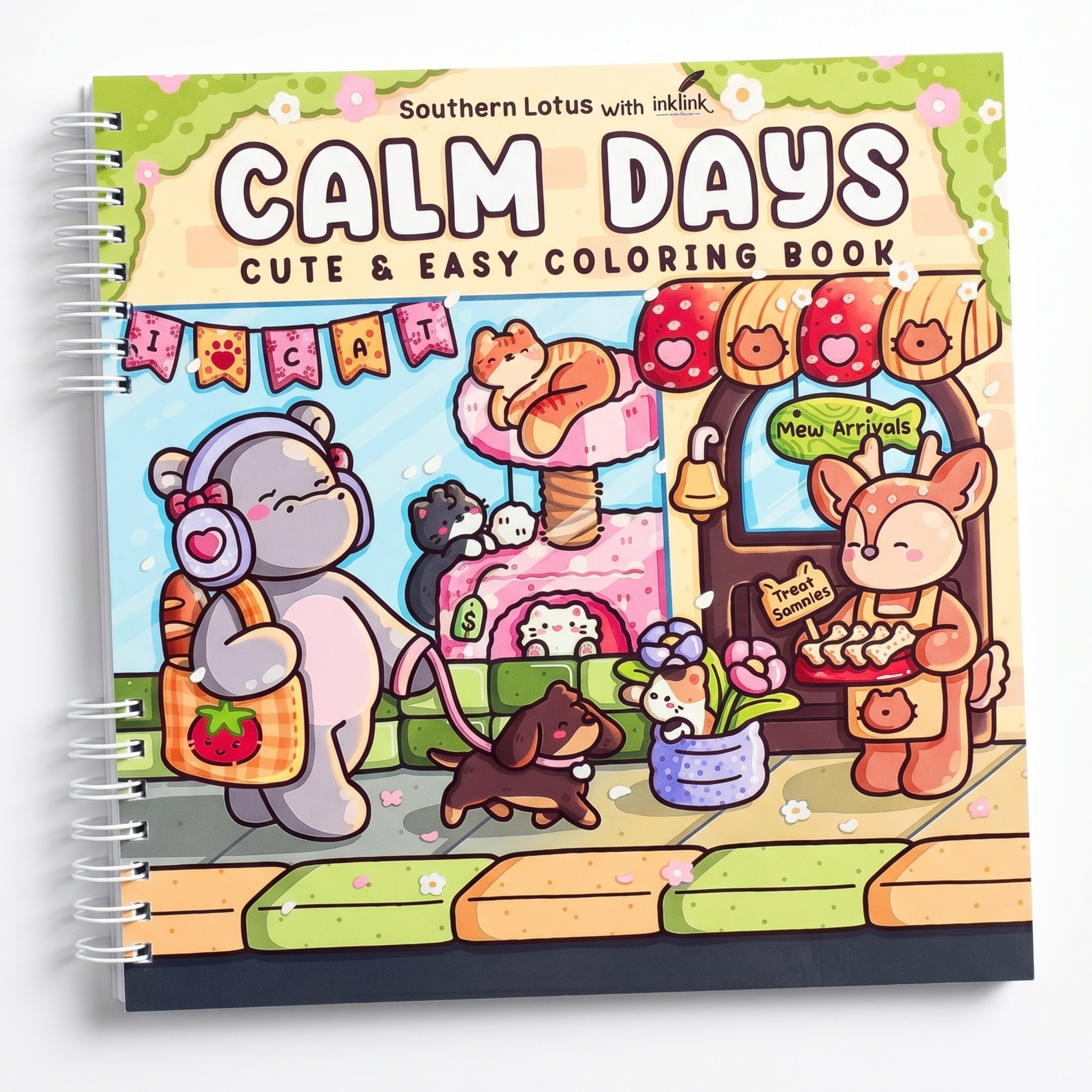 🌸🐰 Calm Days Coloring Book 🌸🐰