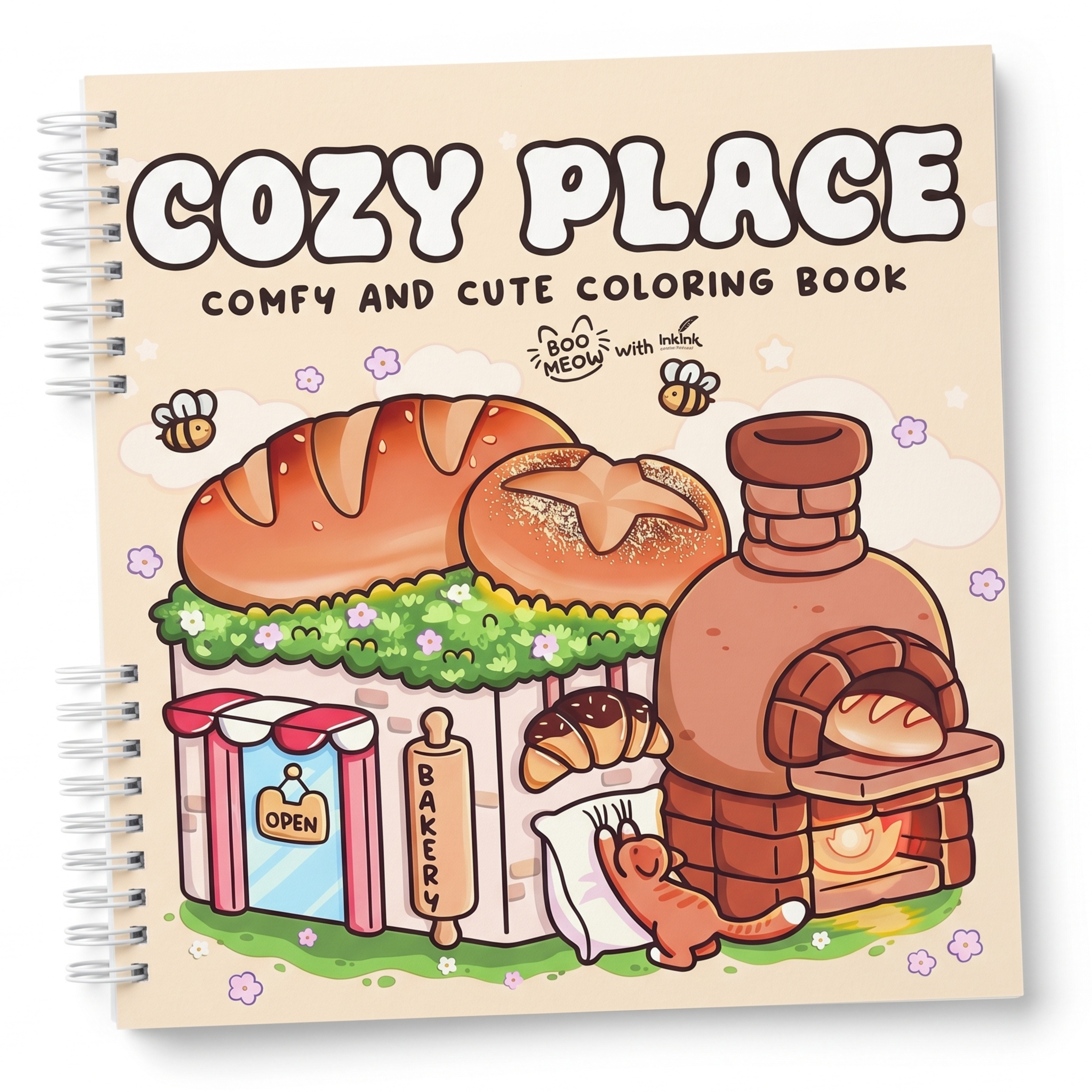 🌸☕ Cozy Place Coloring Book ☕🌸