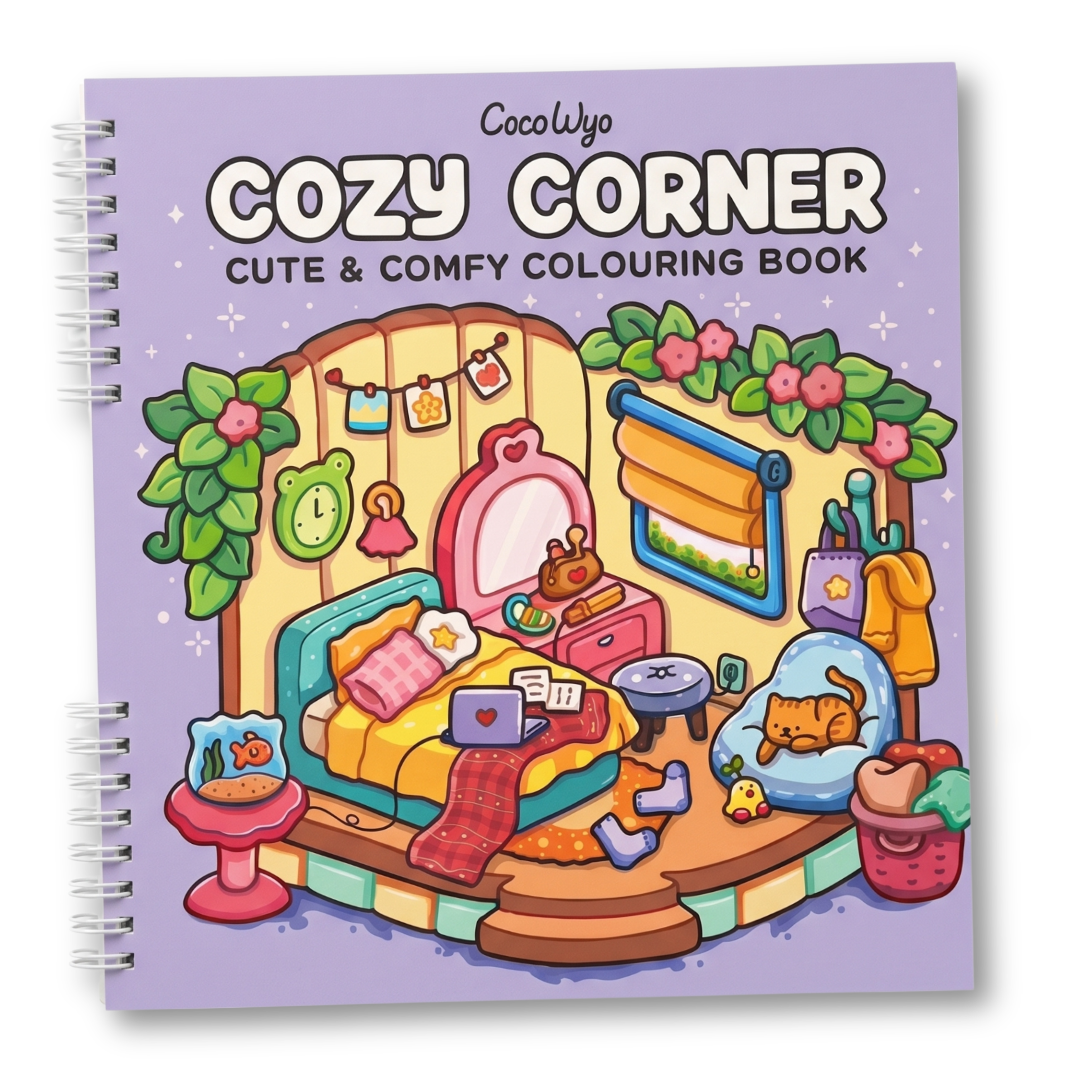 💜☕ Cozy Corner Coloring Book ☕💜
