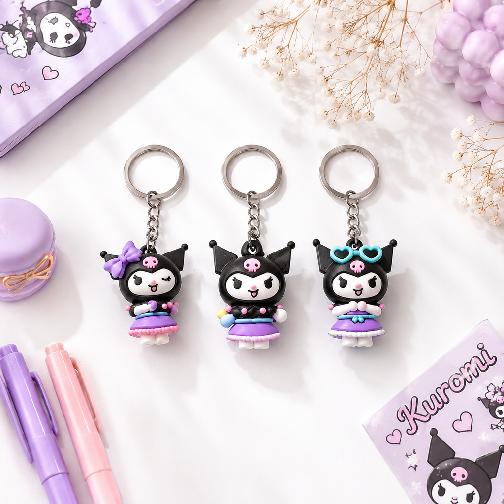 Porte-clés  “Kuromi” (sans bracelet) 💋