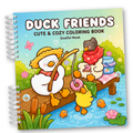 🦆 Duck Friends – Cute &amp; Cozy Coloring Book
