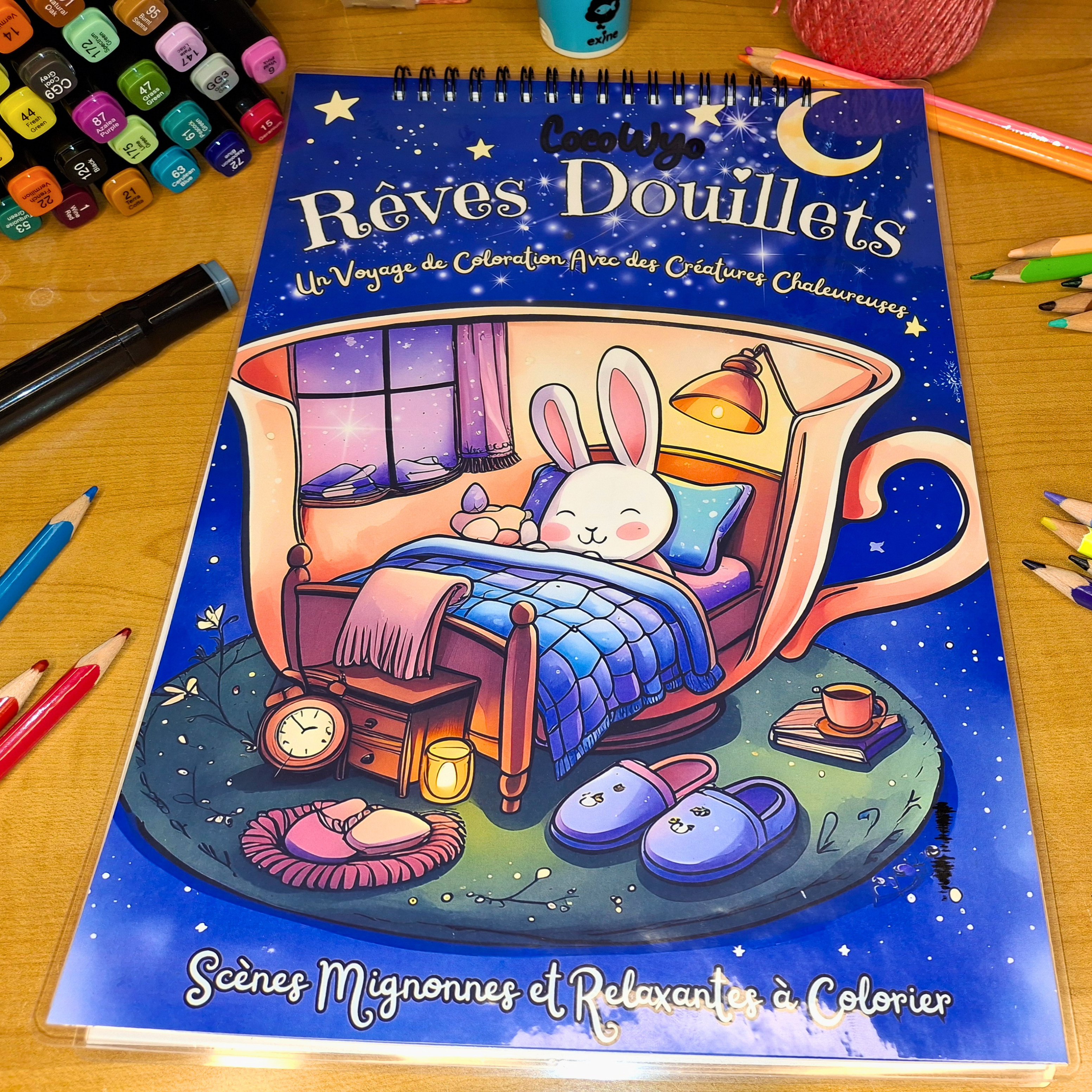 Rêves Douillets Coloring Book : 🌙✨ Cozy Dreams Collection
