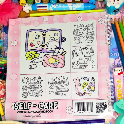 💖🌸 Self-Care Coloring Book 🌸💖