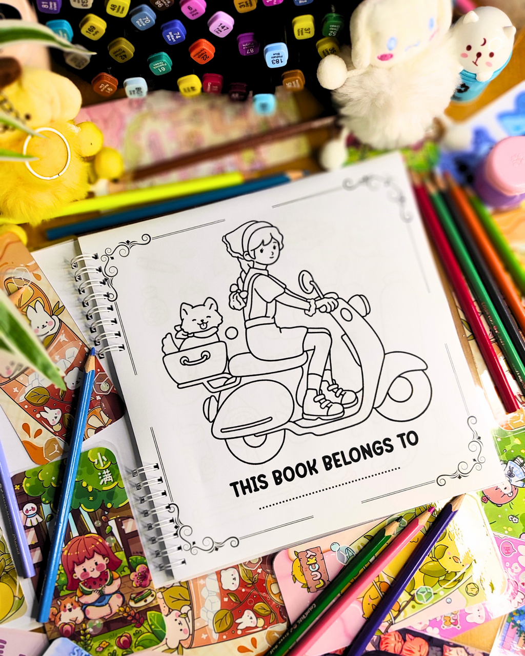 Simple Joys: Cute Coloring Book