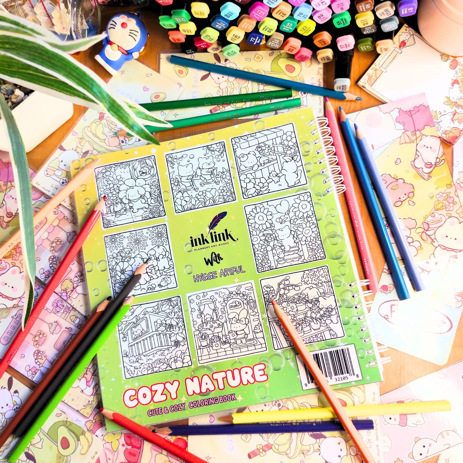 🌼🦊 Cozy Nature Coloring Book 🦊🌼