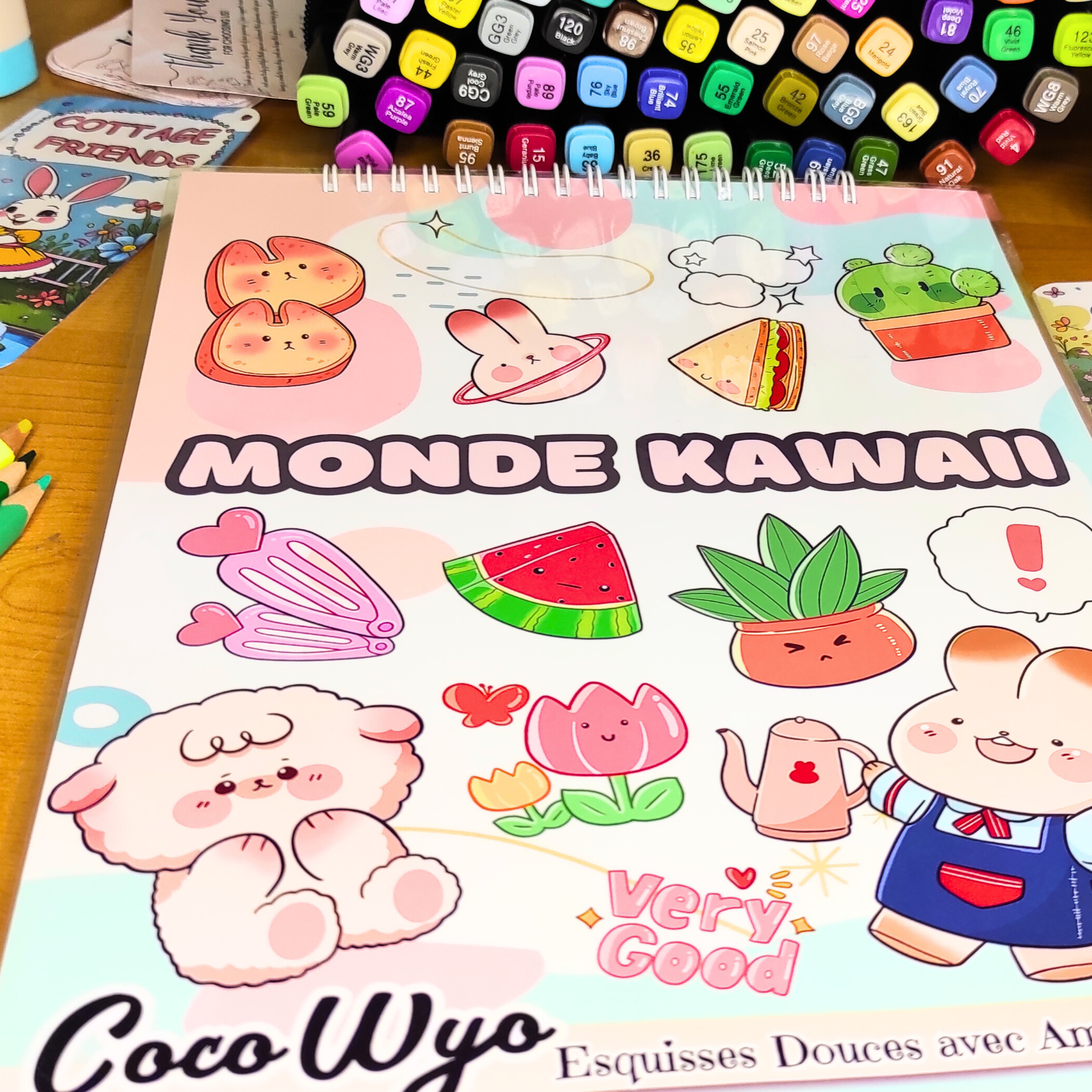 Monde Kawaii Coloring Book 💖