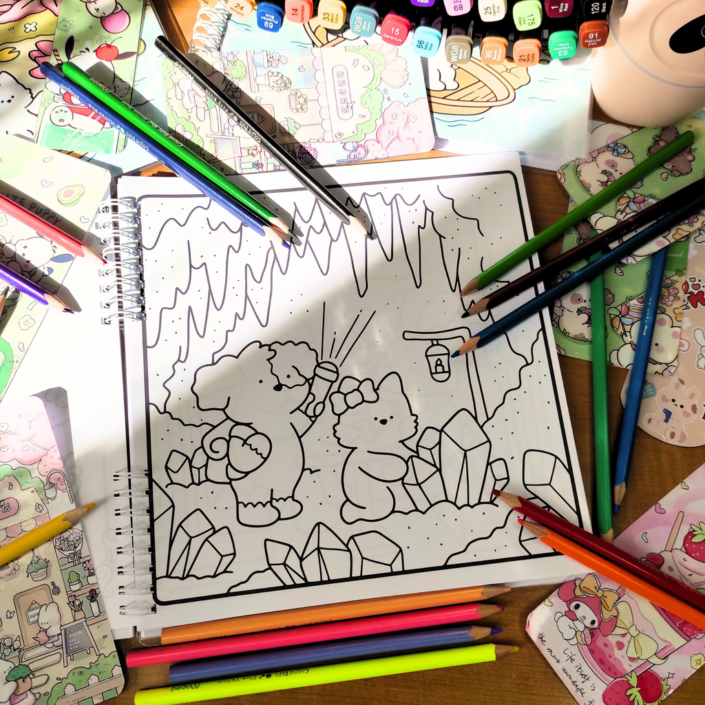 🌸 Douce Famille – A Heartwarming Family Coloring Book 🌸