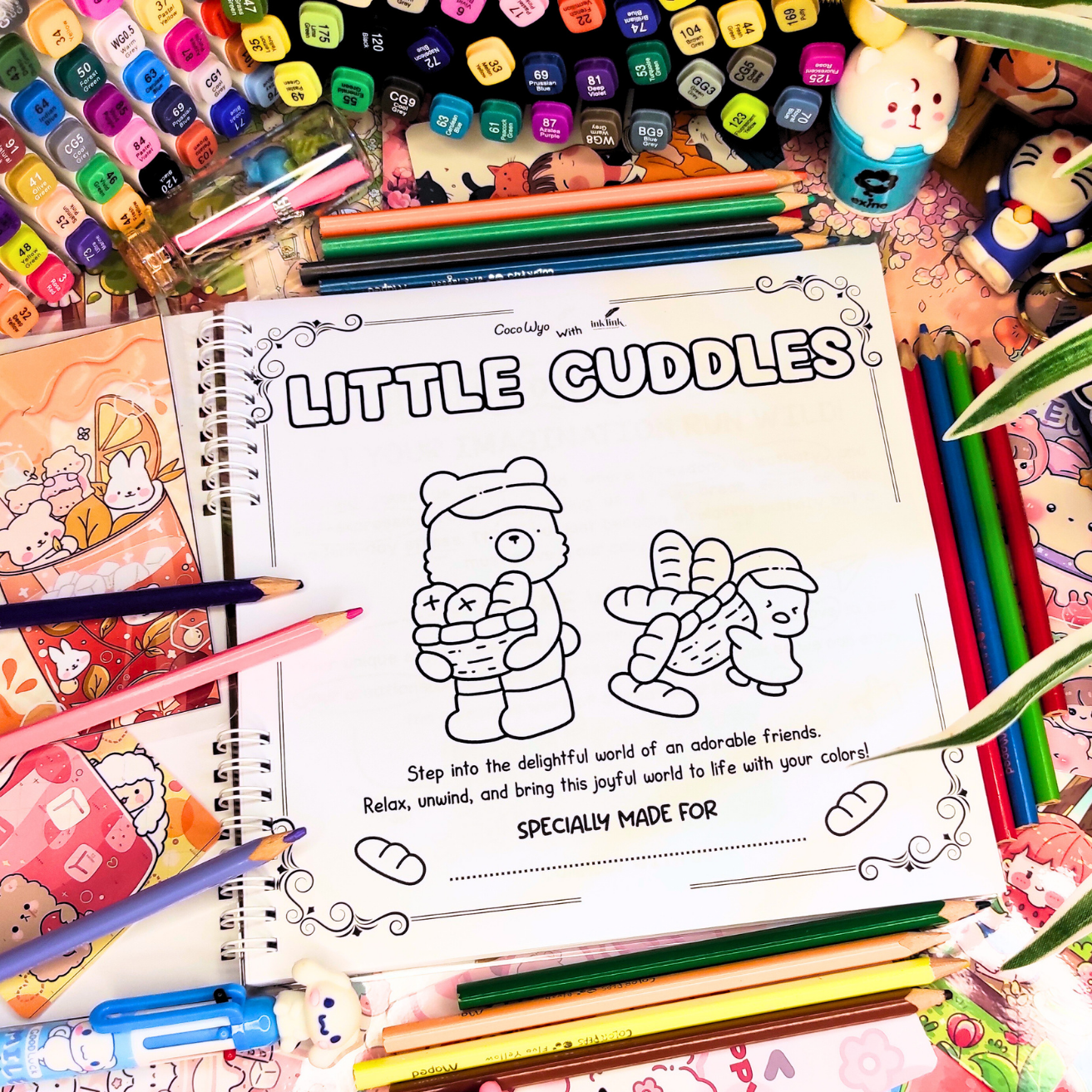 🌿✨ Little Cuddles Coloring Book ✨🌿