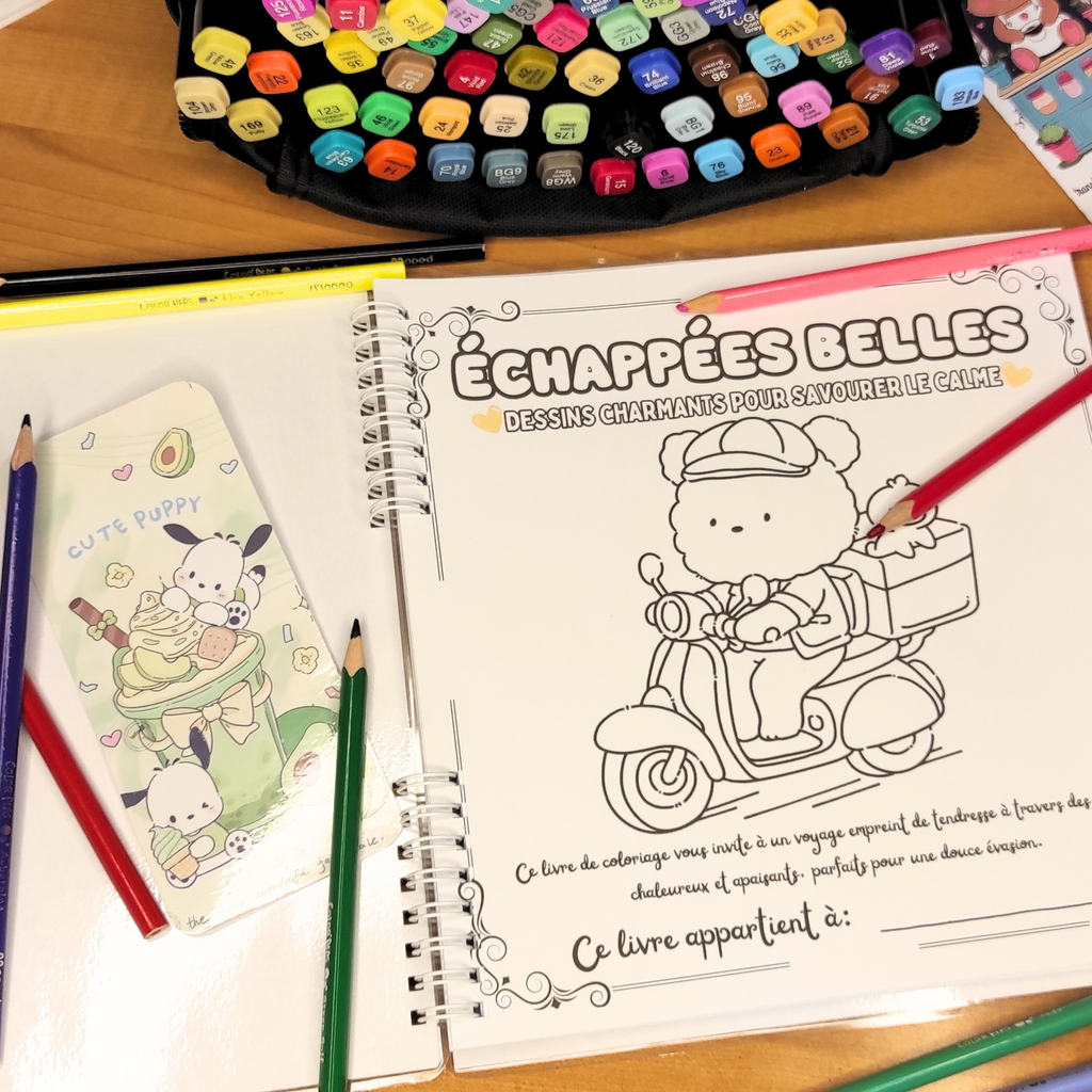🌸 Échappées Belles – A Beautiful Escape Coloring Book 🌸