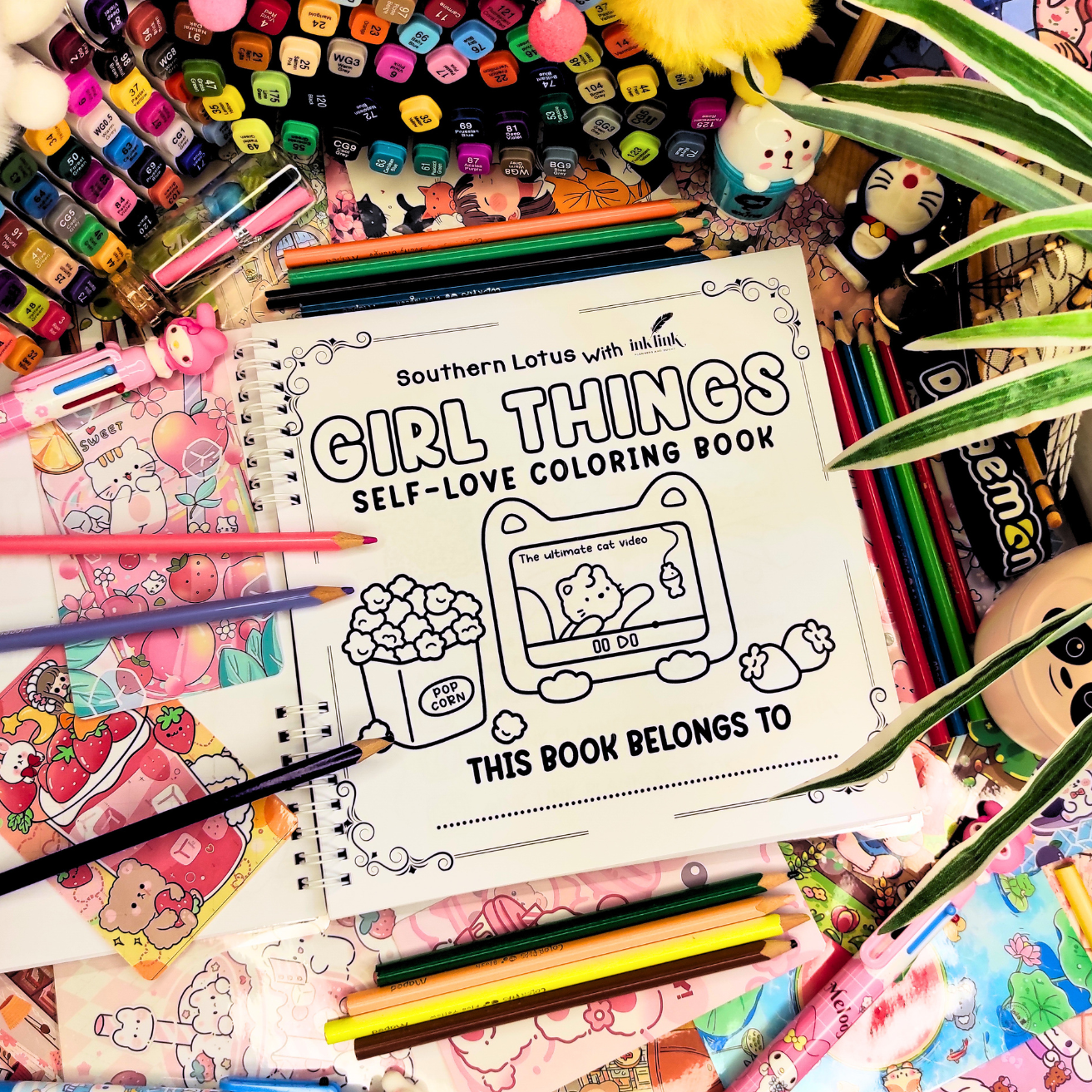 🎀🌸 Girl Things Coloring Book 🌸🎀