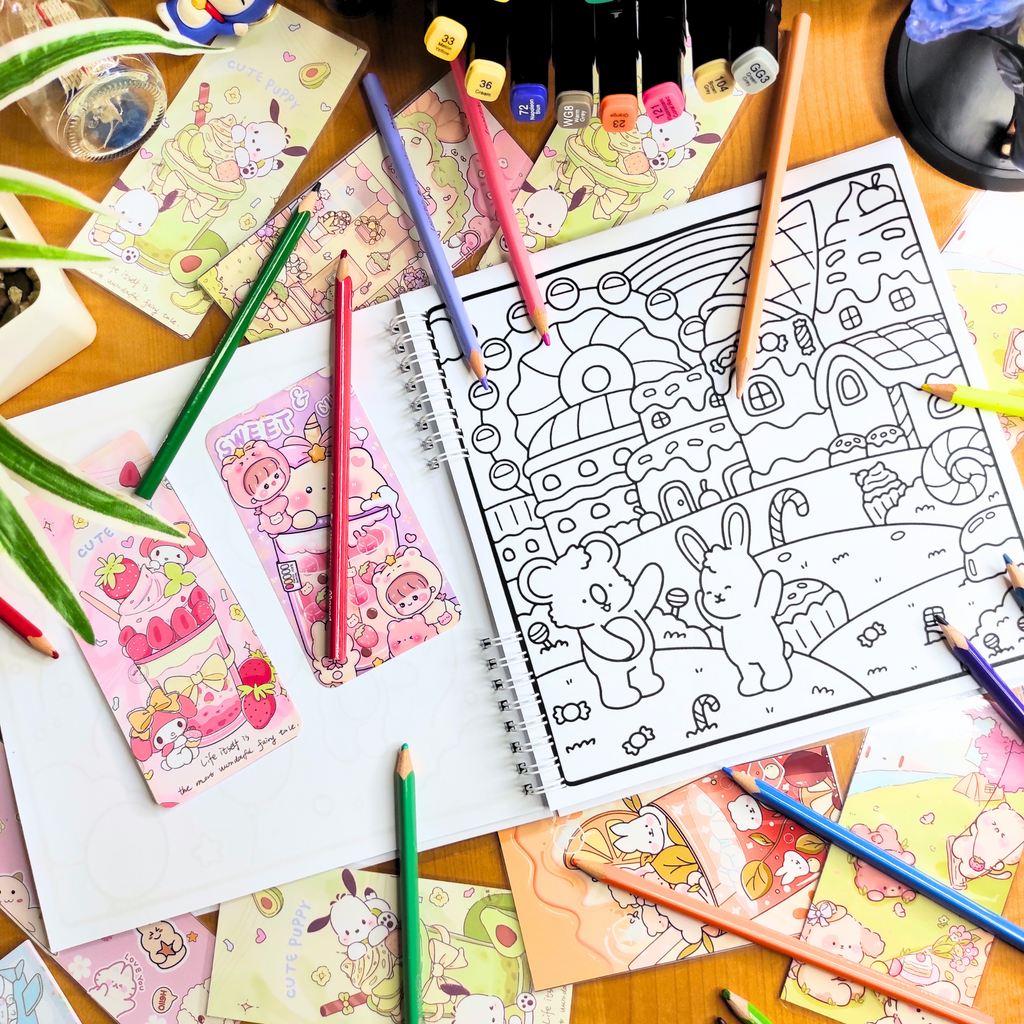 🕯️🍪 Hygge Delights Coloring Book 🍪🕯️