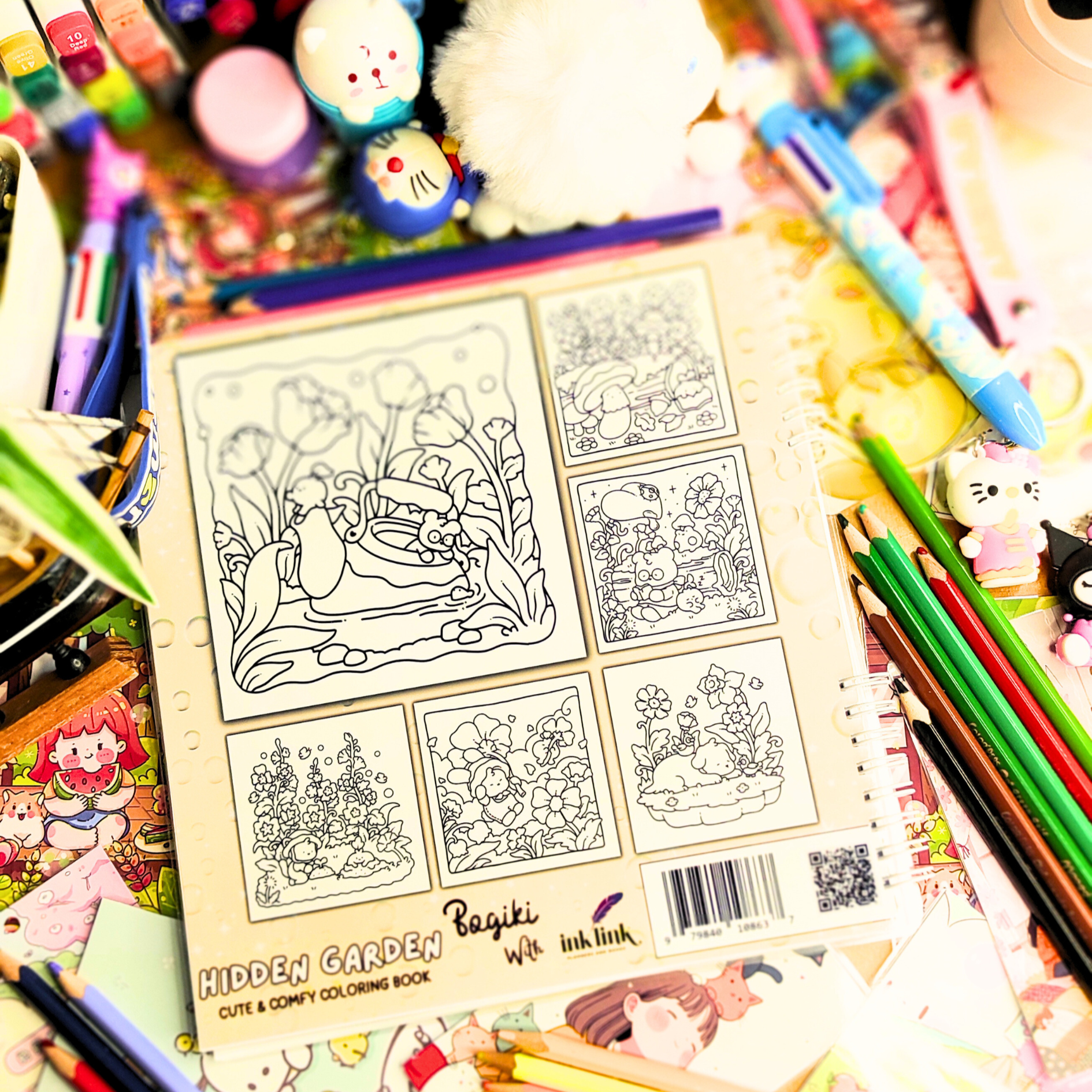 🌿🌸 Hidden Garden Coloring Book 🌸🌿