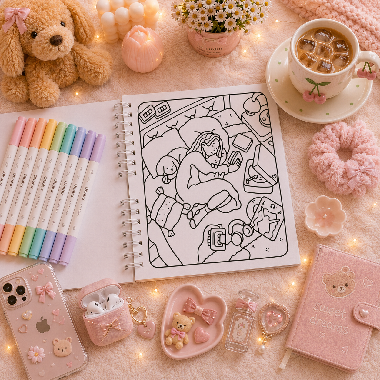 🌸 Girl Moments Vol. 3 – A Cozy Coloring Adventure