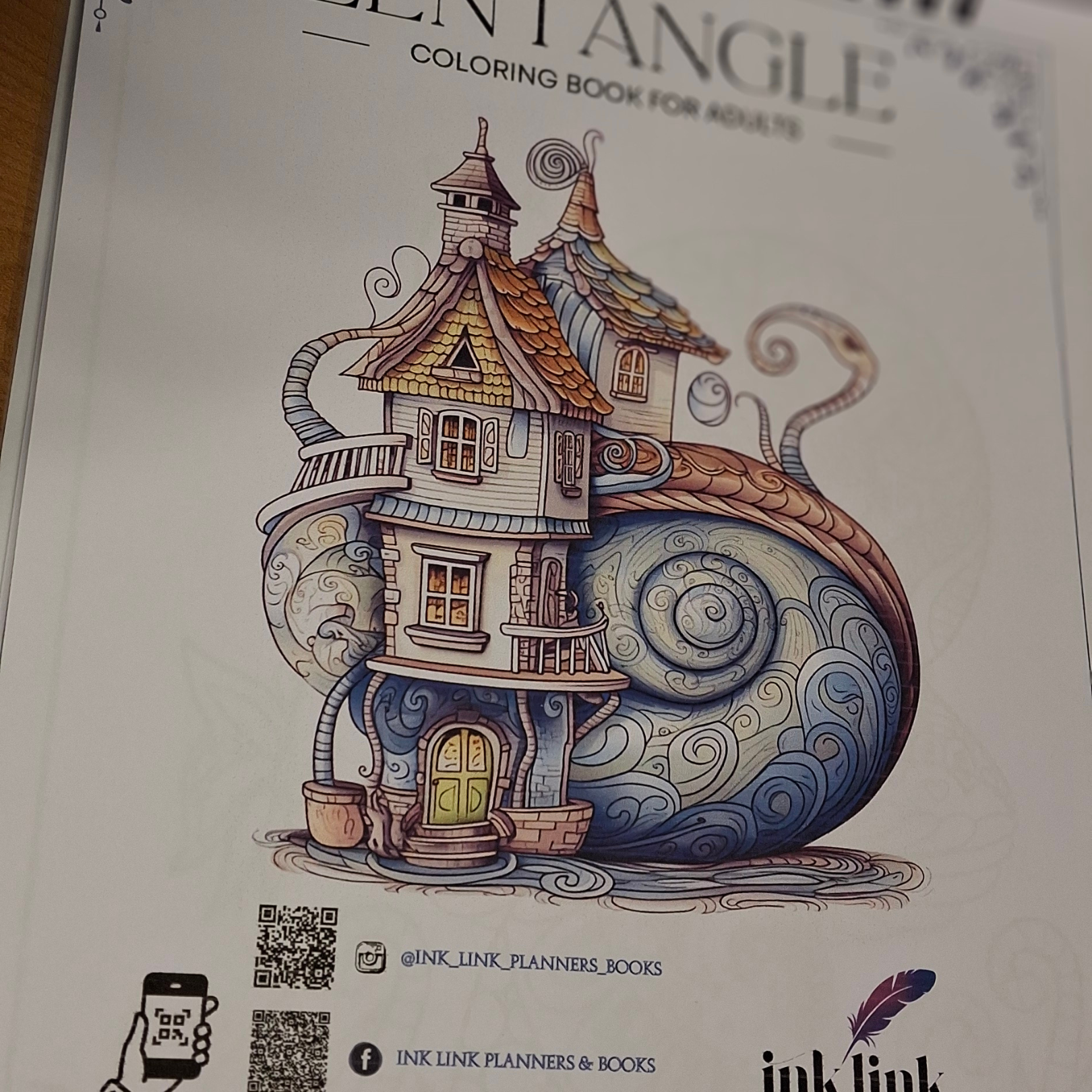 Zentangle Coloring Book for Adults 🌿